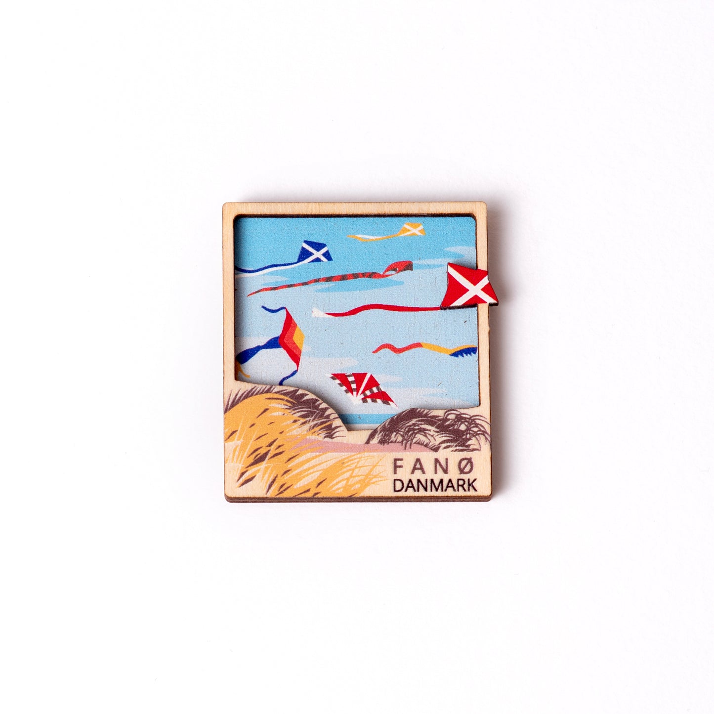 Stranden med drager Magnet