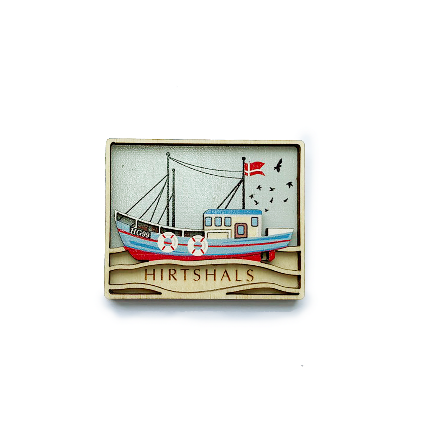 Fiskebåd Hirtshals Magnet
