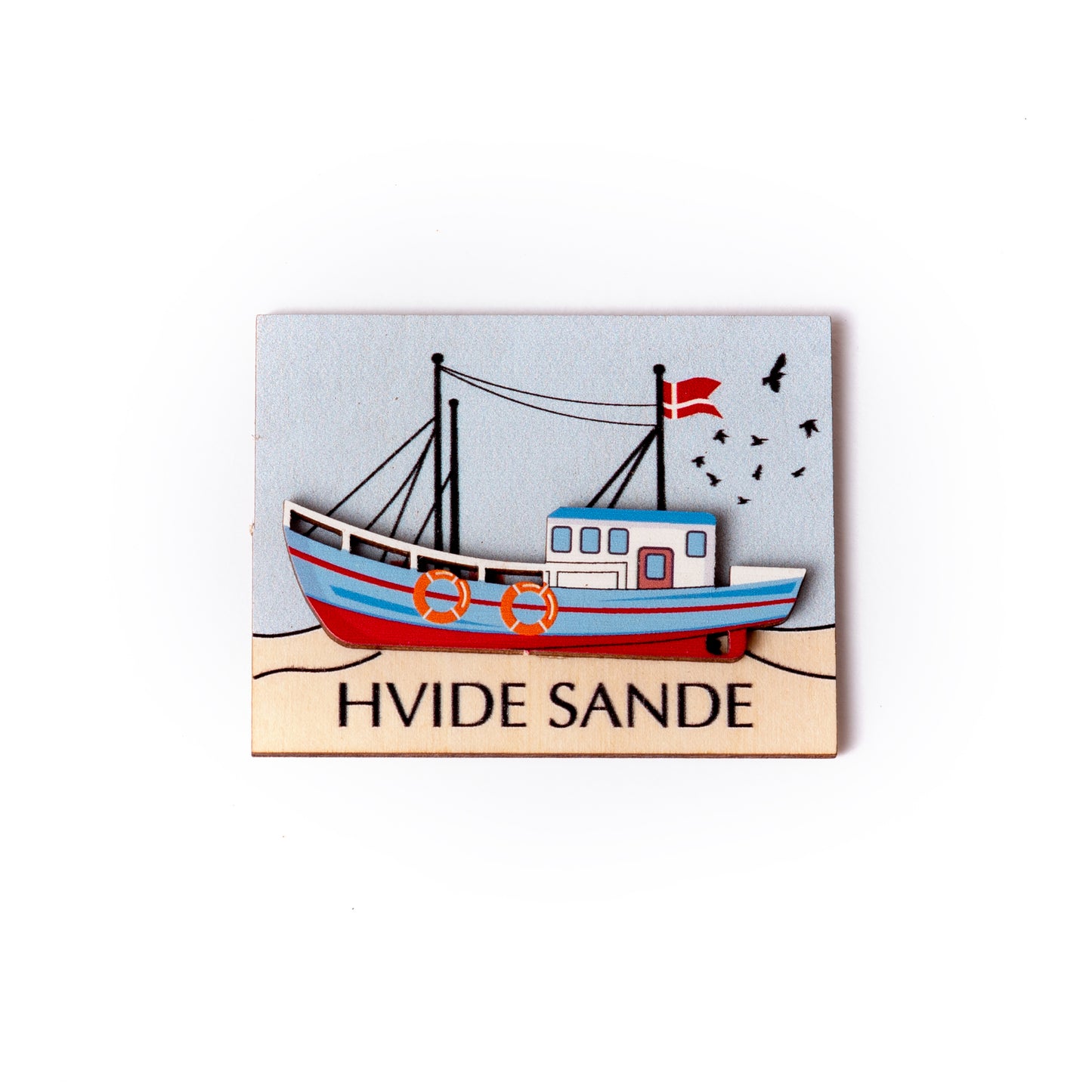 Fiskebåd Hvide Sande Magnet