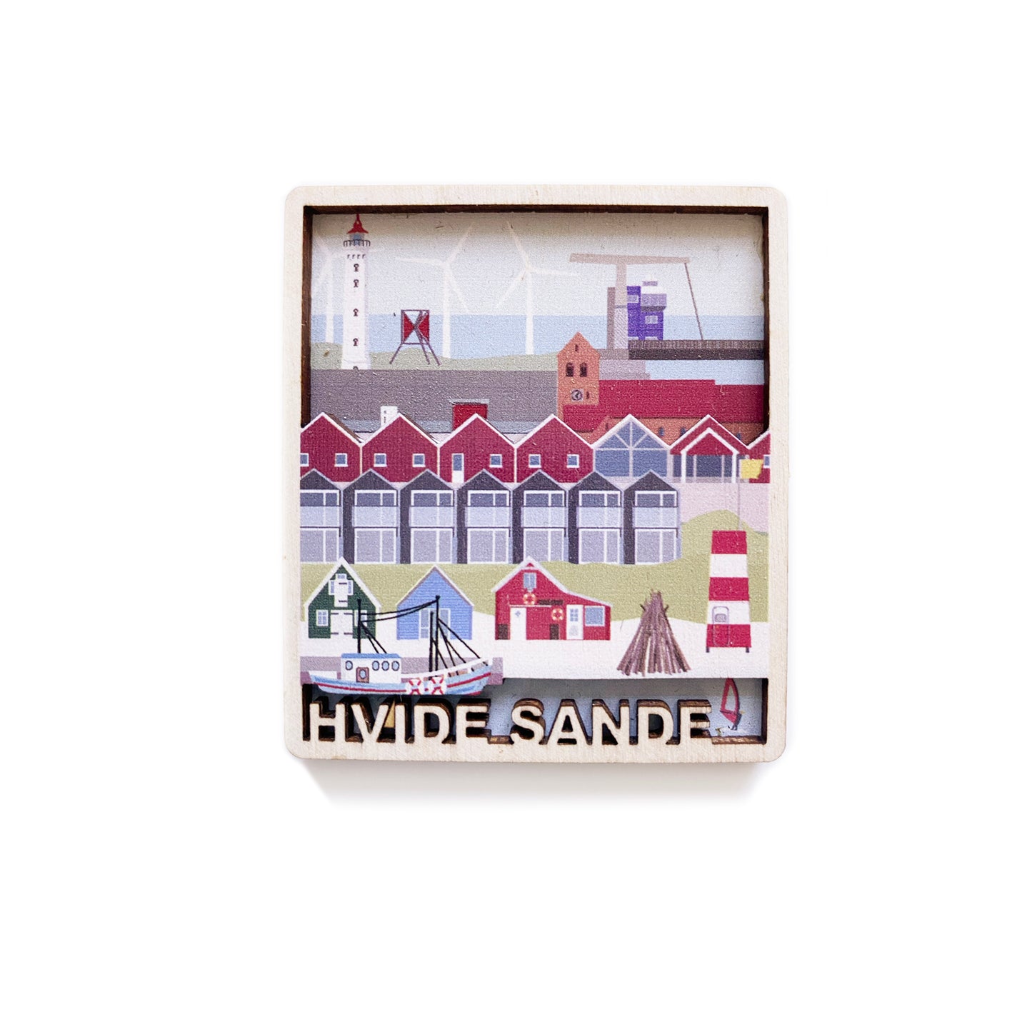 Panorama Hvide Sande Magnet