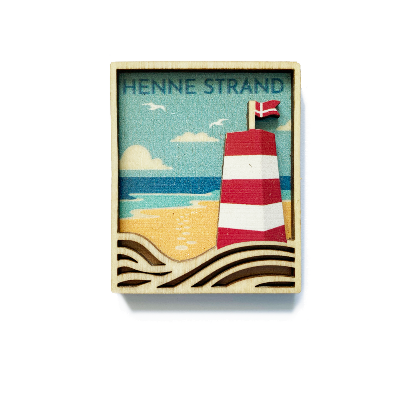 Livreddertårn Henne Strand Magnet