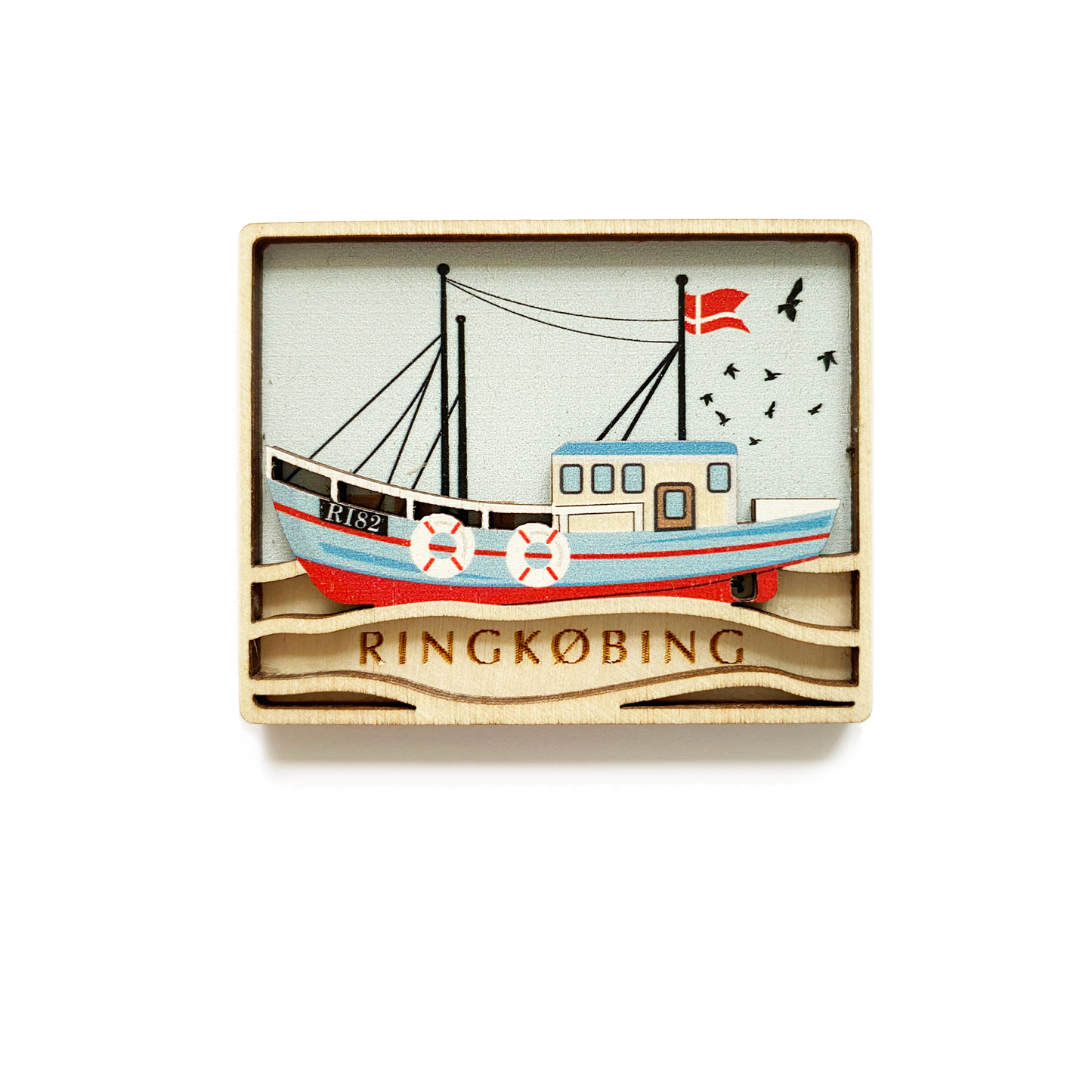 Fiskebåd Ringkøbing Magnet