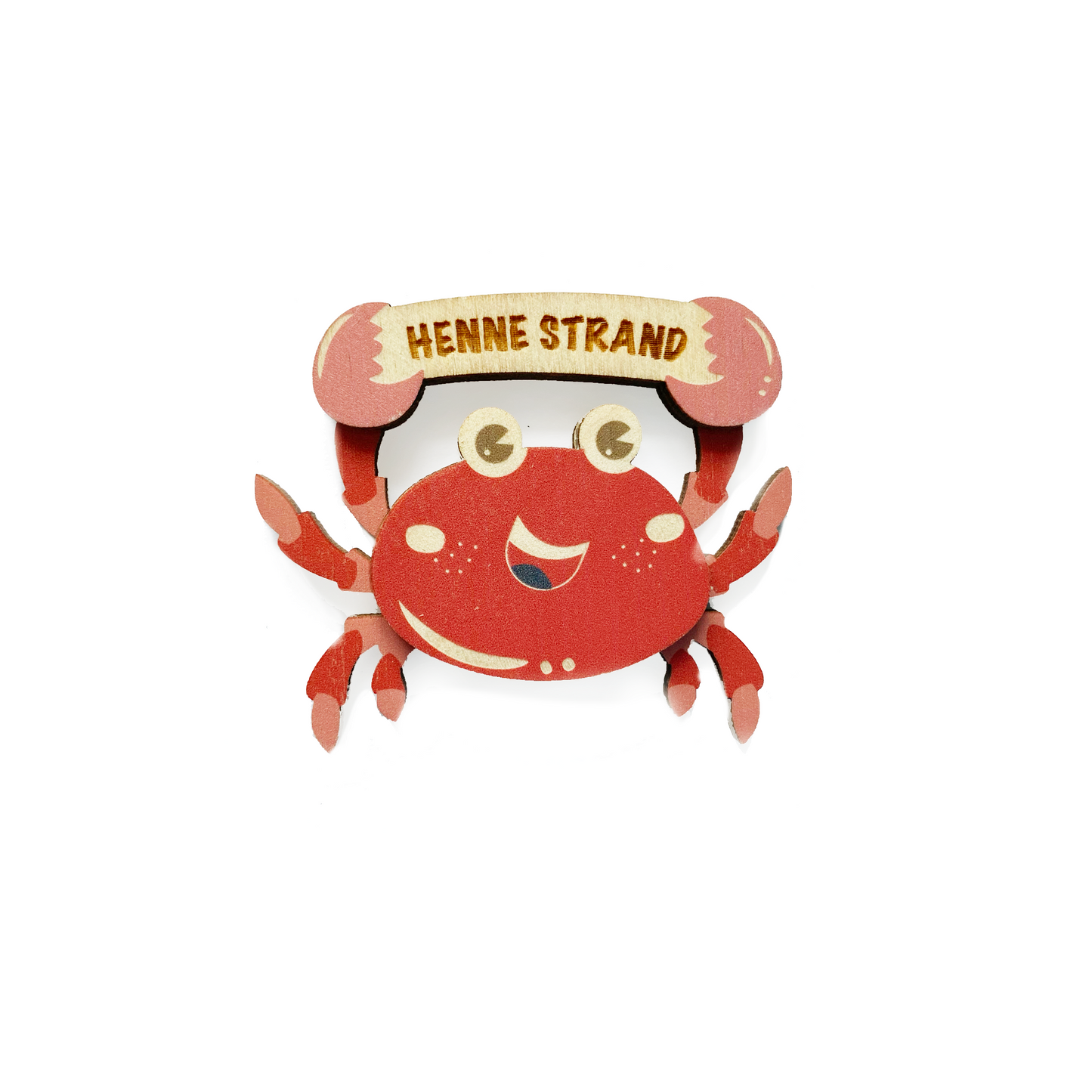 Krabbe Henne Strand Magnet