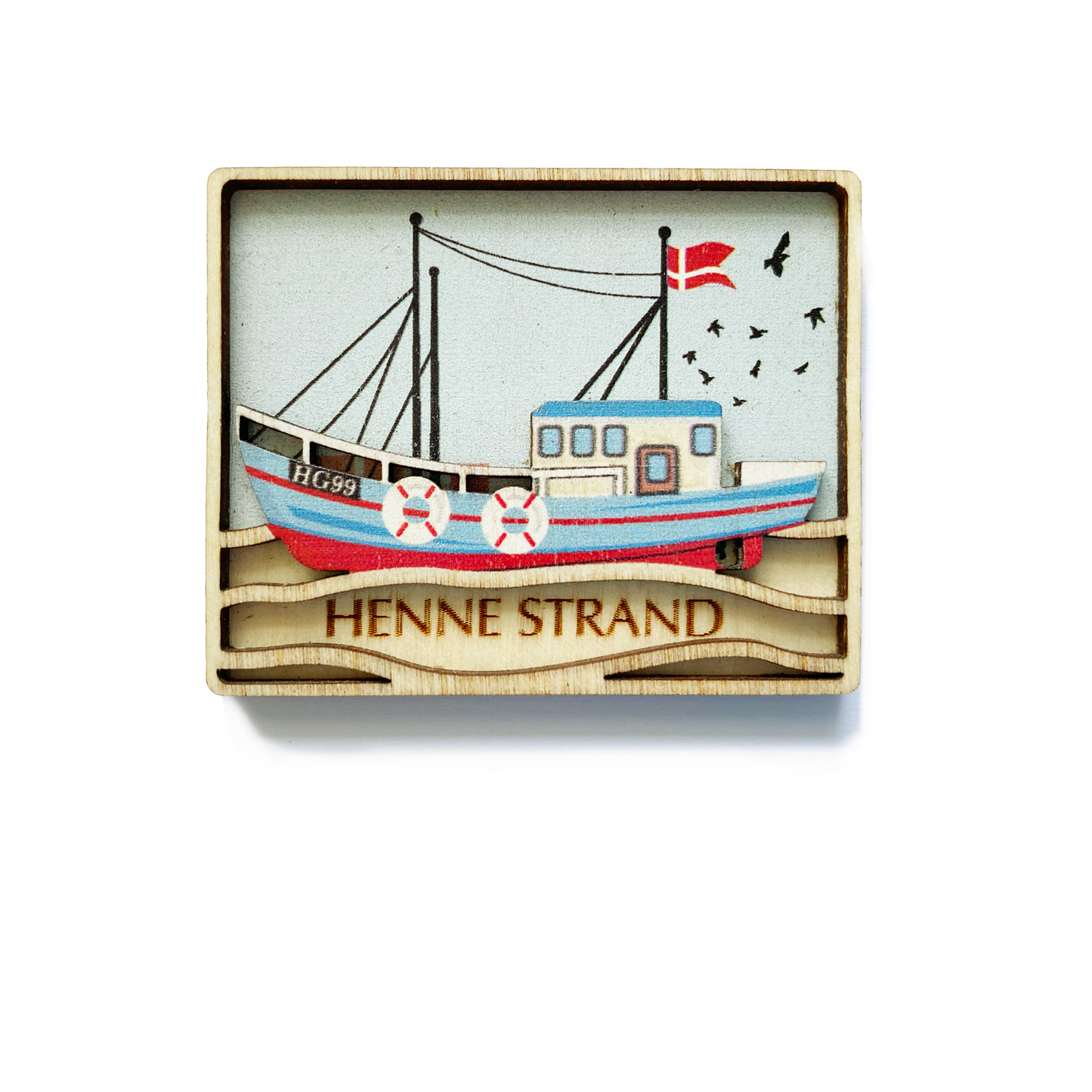 Fiskebåd Henne Strand Magnet
