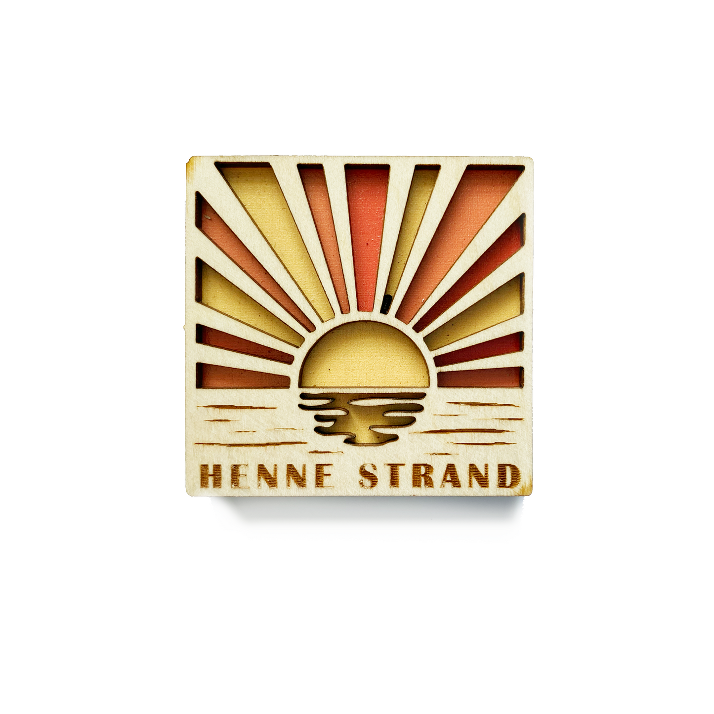 Solnedgang Henne Strand Magnet